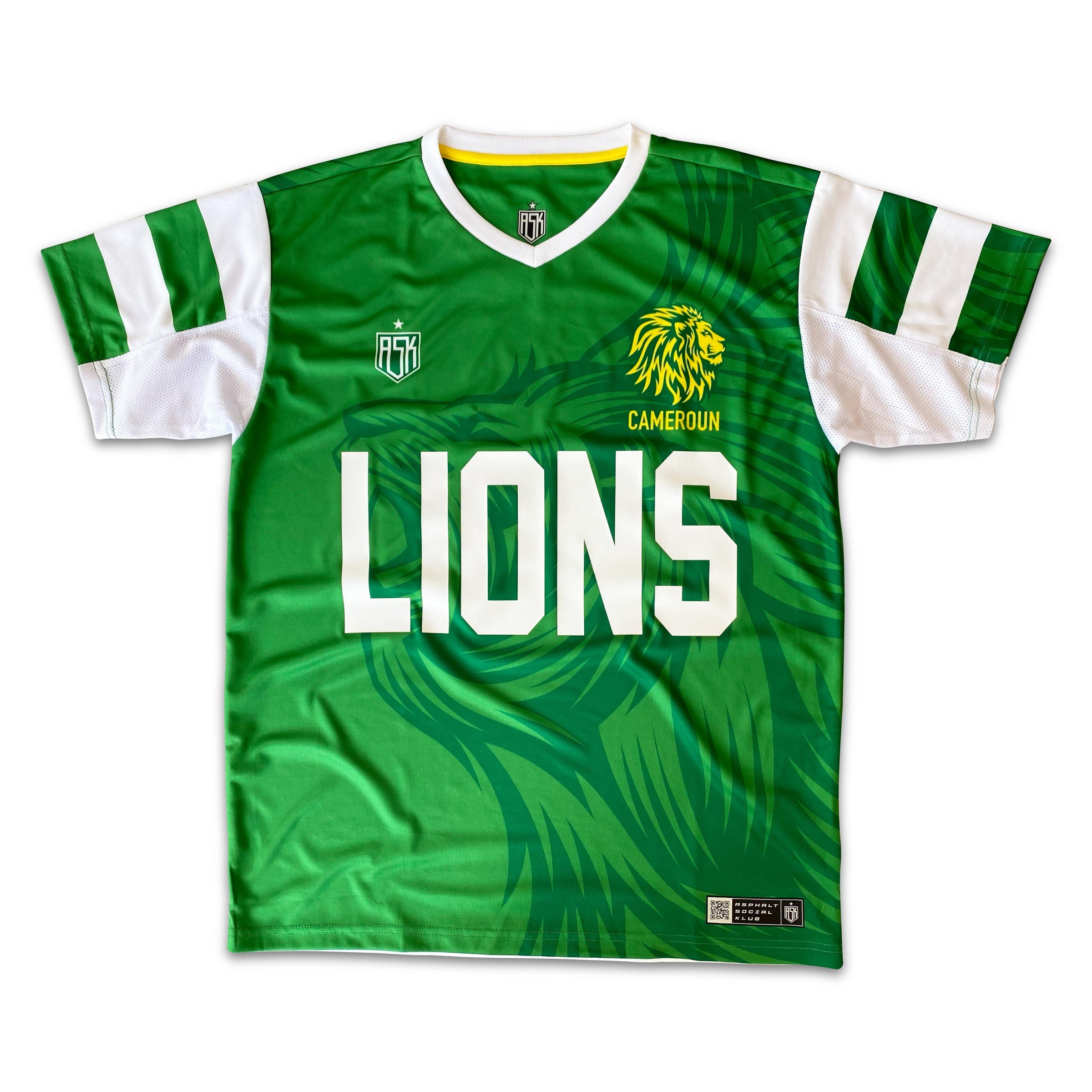 CAMEROON 90 LIONS JERSEY – Asphalt Social Klub