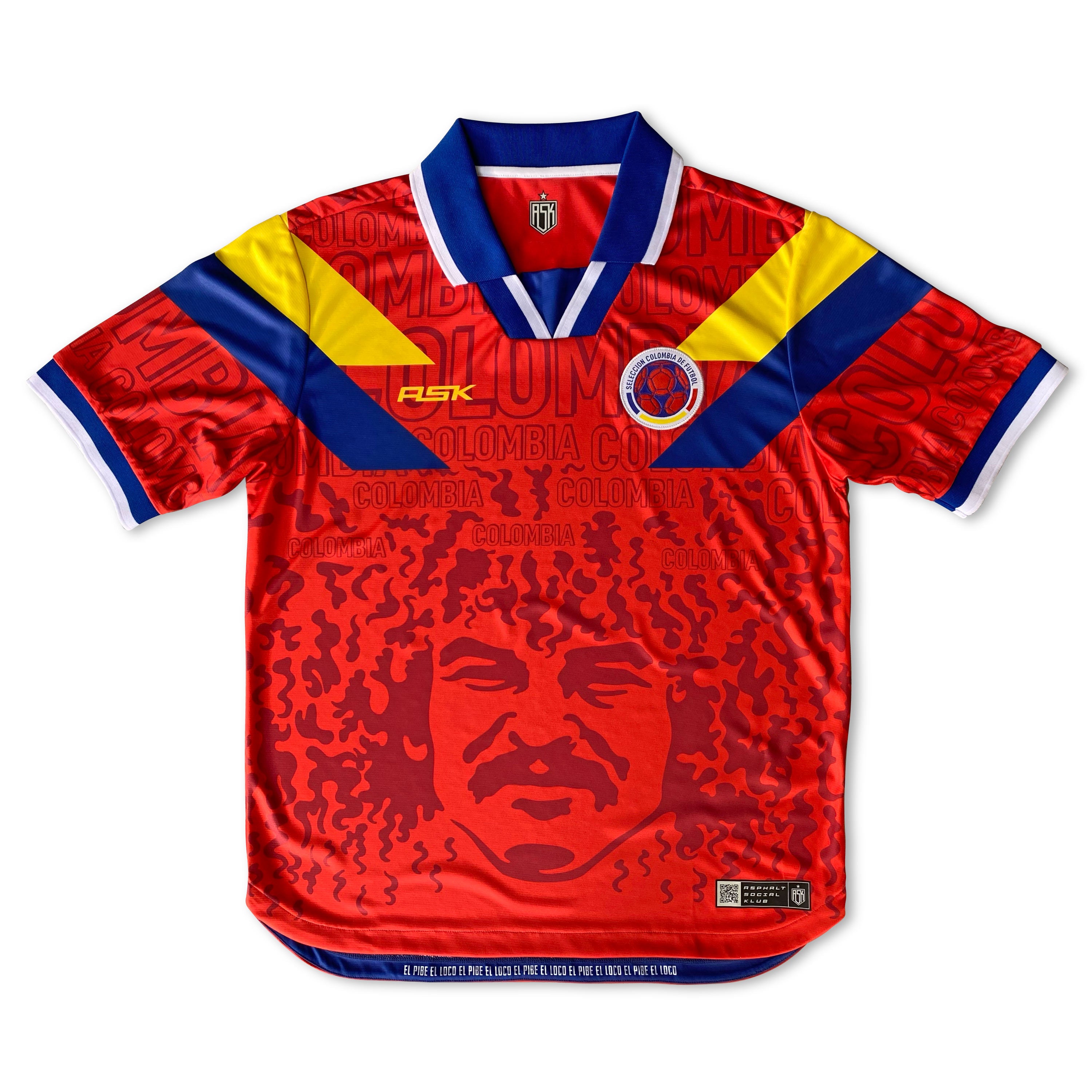Valderrama Colombia 1994 Jersey コロンビア代表(Colombia)94 H
