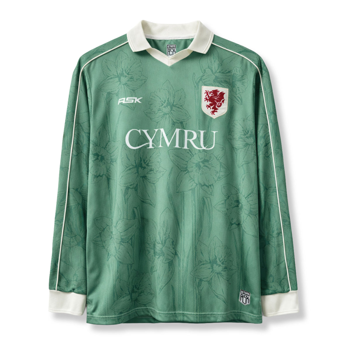 Pedr CYMRU CENNIN PEDR LONG SLEEVE JERSEY – Asphalt Social Klub