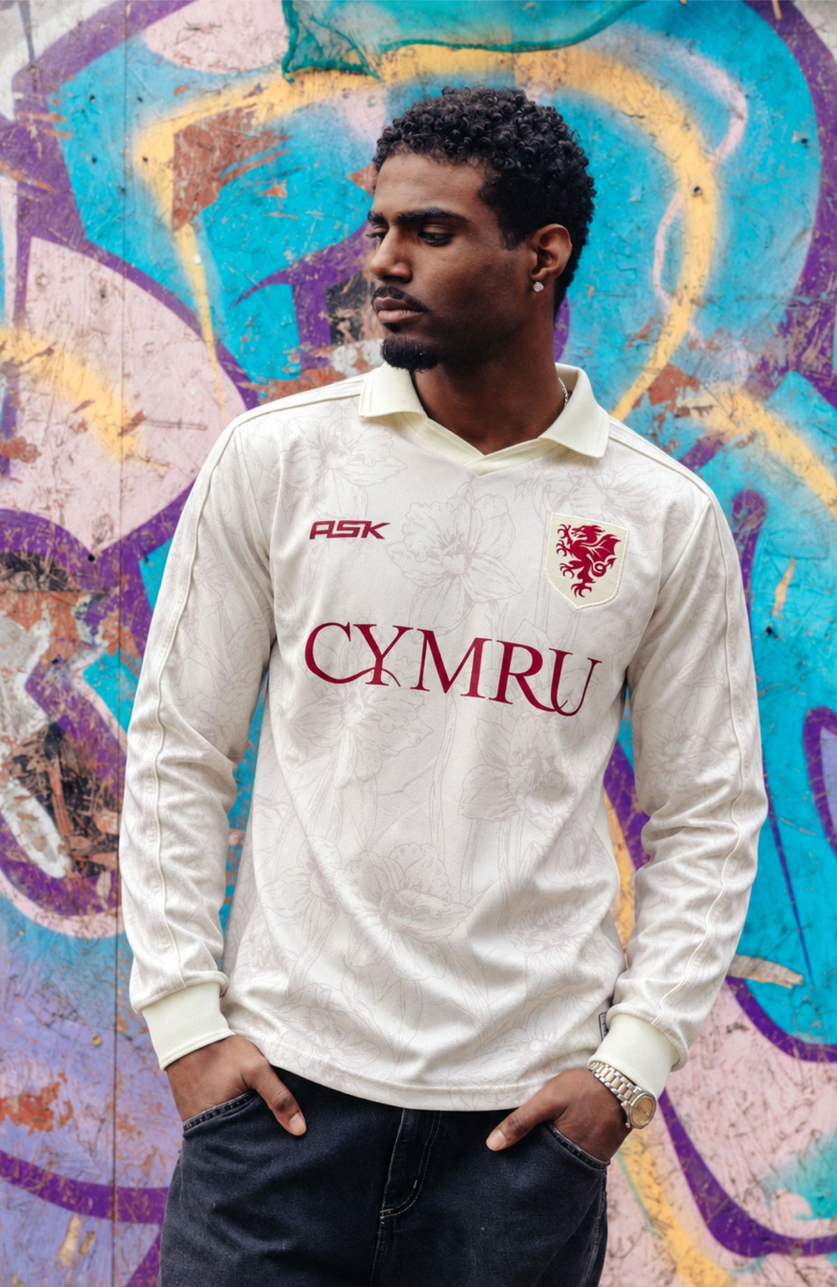 CYMRU CENNIN PEDR LONG SLEEVE JERSEY