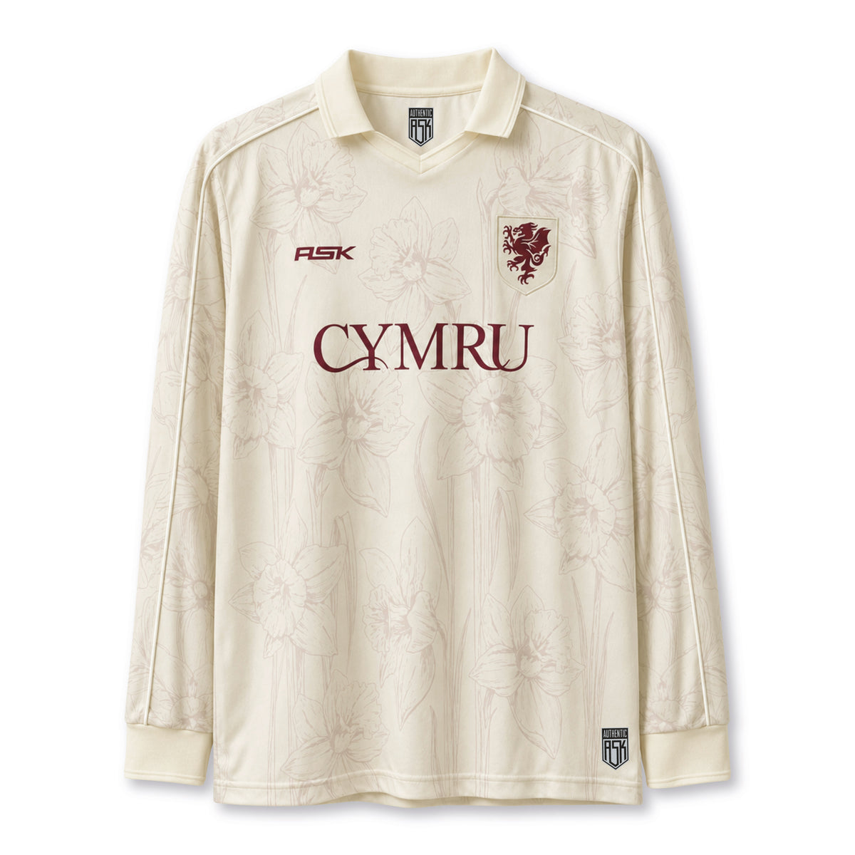 CYMRU CENNIN PEDR LONG SLEEVE JERSEY