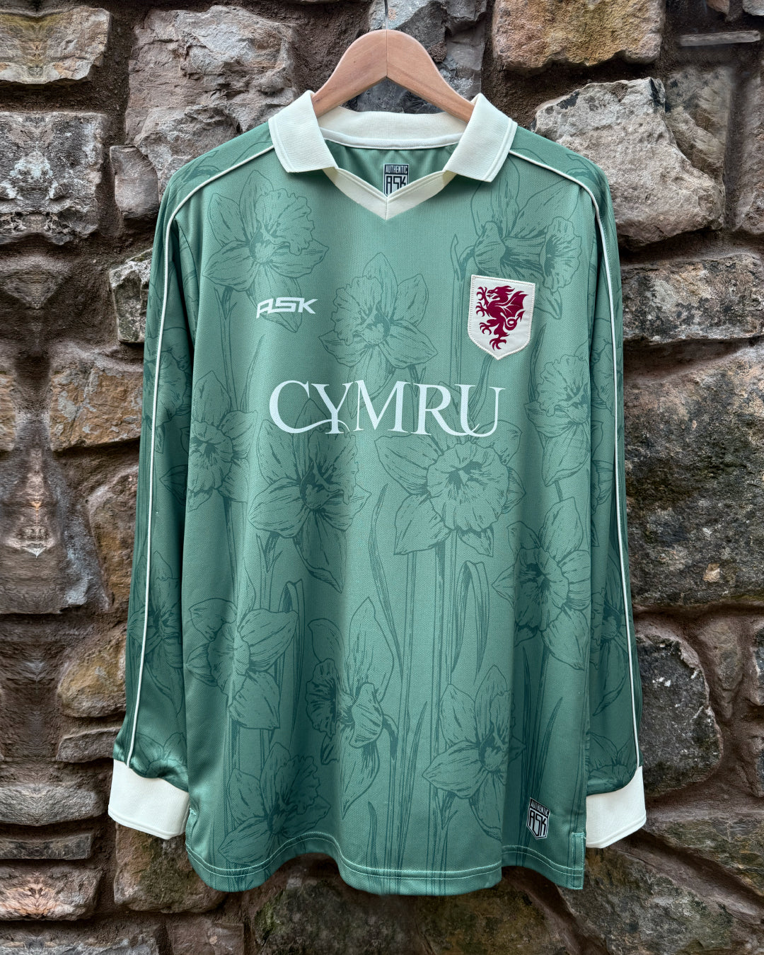 CYMRU CENNIN PEDR LONG SLEEVE JERSEY
