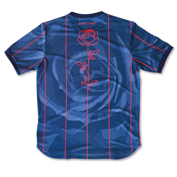 England Rose Away Football Jersey back navy standard fit performance fabric available @ asphaltsocialklub.com 