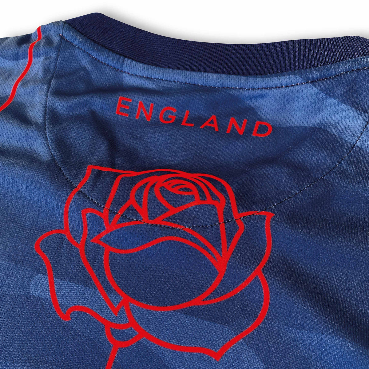 England Rose Away Football Jersey navy back neck detail standard fit performance fabric available @ asphaltsocialklub.com 