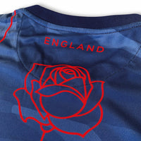 England Rose Away Football Jersey navy back neck detail standard fit performance fabric available @ asphaltsocialklub.com 