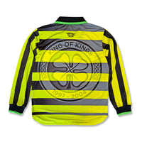 Henrik Away Football Jersey back volt yellow black retro style relaxed fit performance fabric available @ asphaltsocialklub.com 