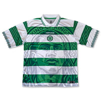 Henrik Home Football Jersey front green white boxy fit retro style available @ asphaltsocialklub.com
