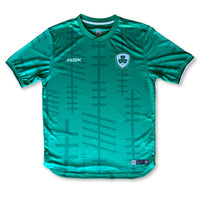 Ireland Ogham Home Football Jersey Front Emerald Green standard fit performance fabric available @ asphaltsocialklub.com 