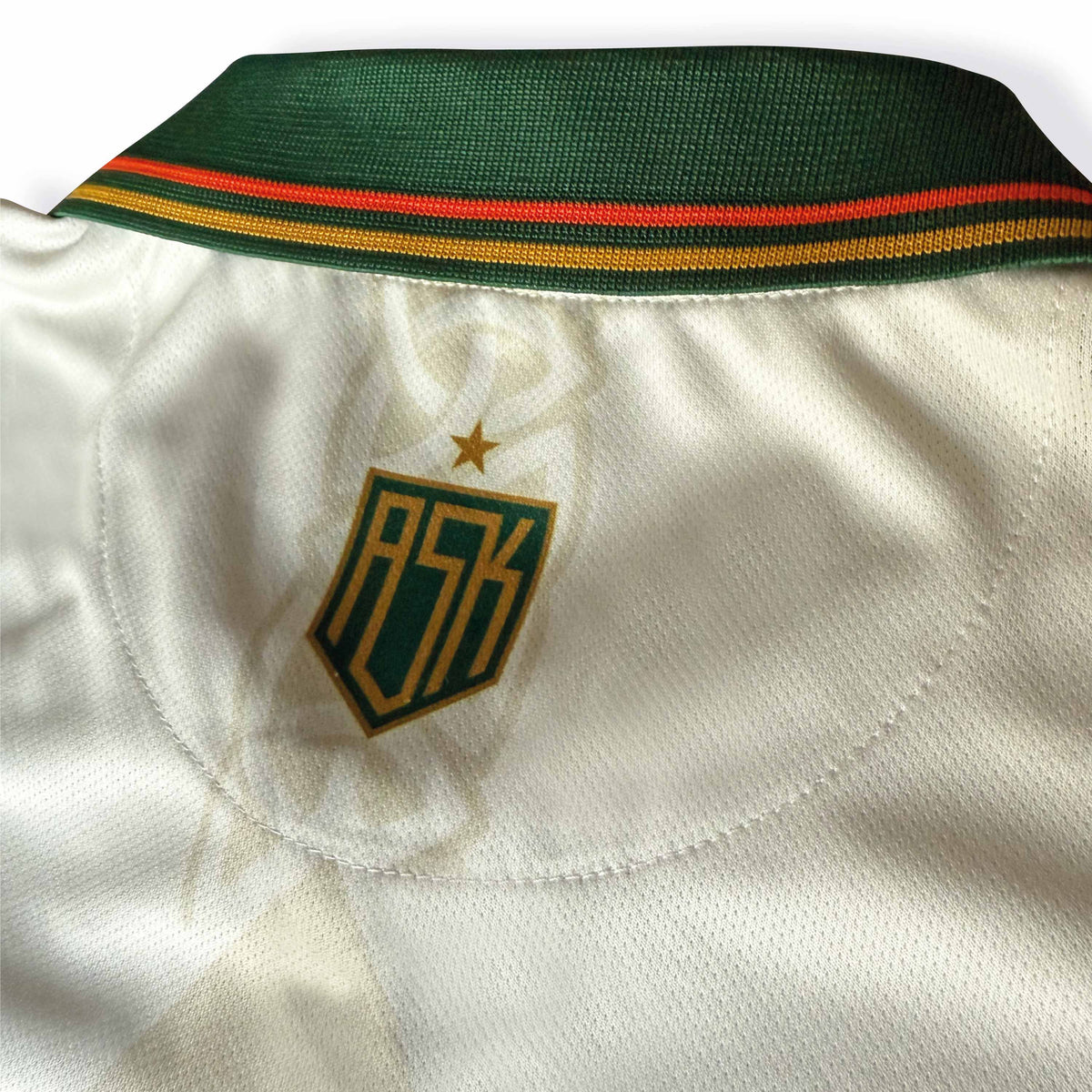 Ireland Triquetra Football Jersey off white back neck detail performance fabric available @ asphaltsocialklub.com