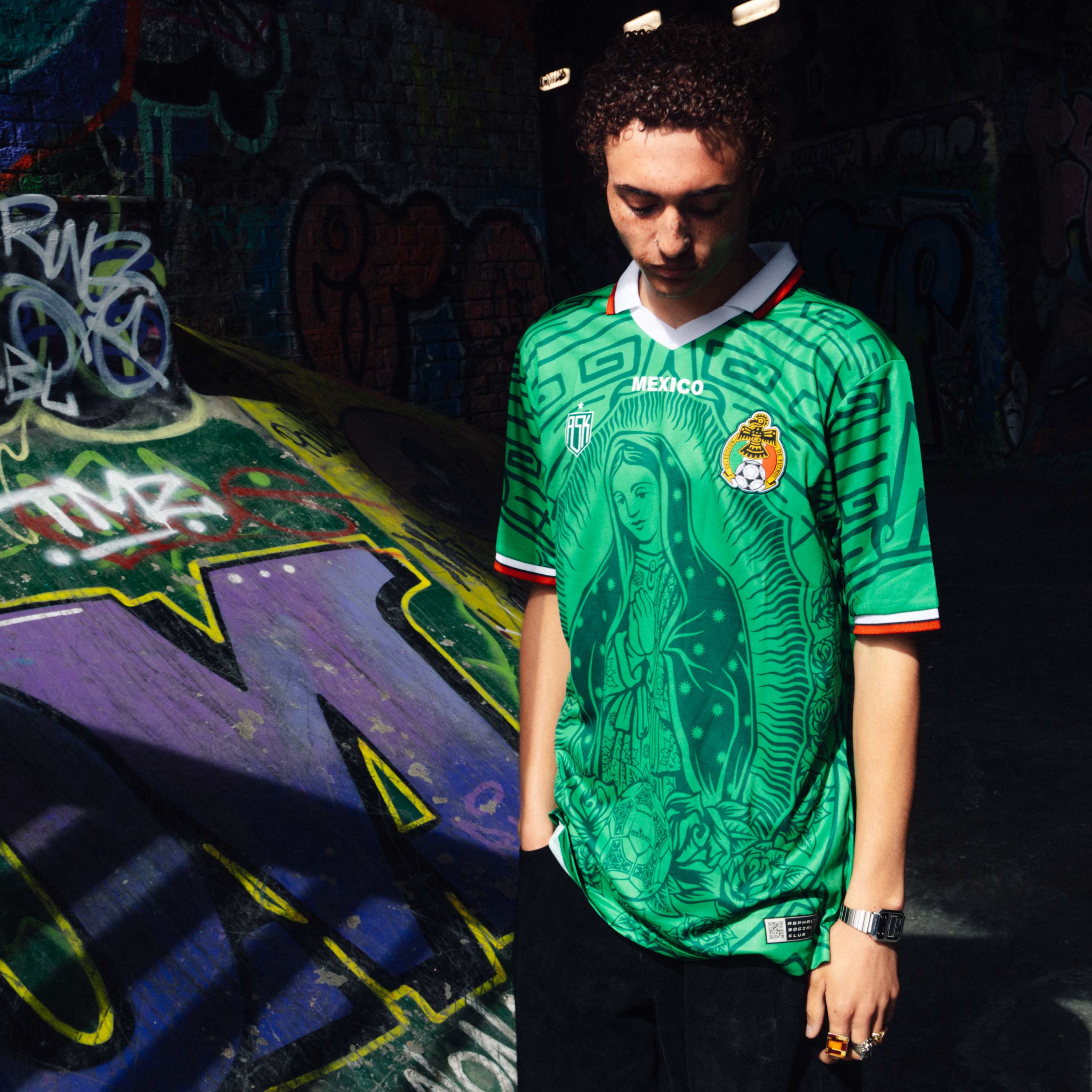 MEXICO GUADALUPE HOME JERSEY – Asphalt Social Klub
