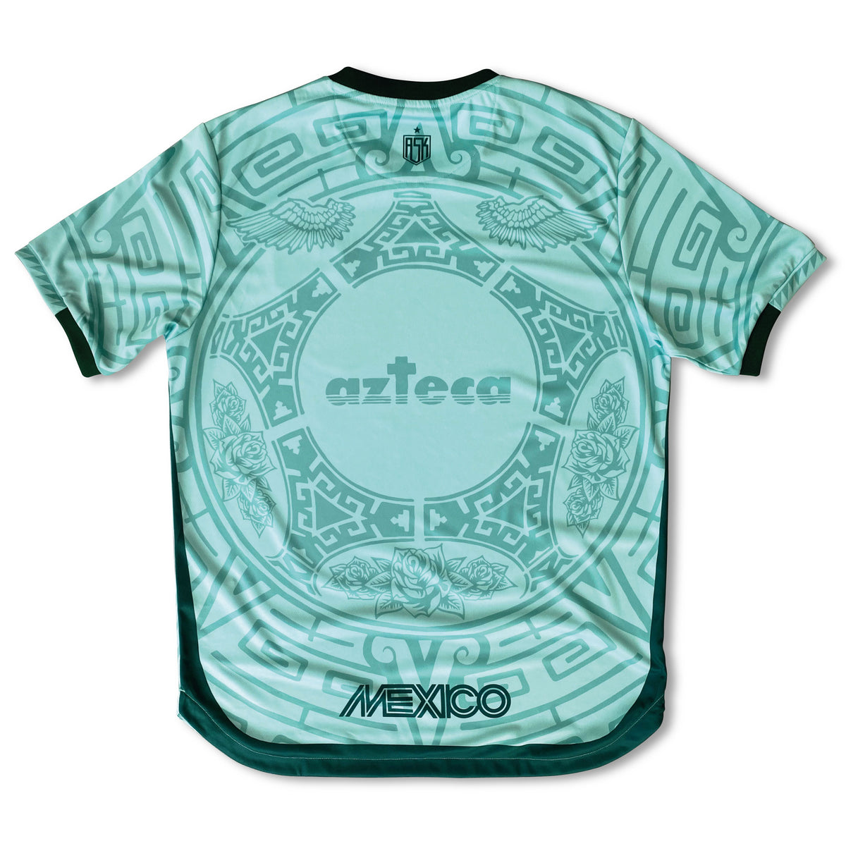 Mexico Guadalupe Copa Football Jersey back mint standard fit performance fabric available @ asphaltsocialklub.com 