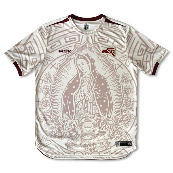 Mexico Guadalupe Copa Football Jersey front off white standard fit performance fabric available 2 asphaltsocialklub.com 