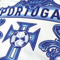 Portugal Azulejo Football Jersey white back neck detail standard fit performance fabric available @ asphaltsocialklub.com 