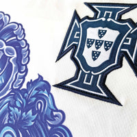 Portugal Azuleo Football Jersey white woven crest detail standard fit performance fabric available @ asphaltsocialklub.com 