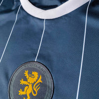 Scotland Hampden Football Jersey navy woven crest detail standard fit performance fabric available @ asphaltsocialklub.com