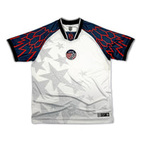 USA Stars Football Jersey Front white oversize fit retro style available @ asphaltsocialklub.com 