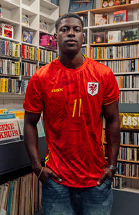 Viva Cymru Football Jersey red Gareth Bale inspired standard fit performance fabric available 2 asphaltsocialklub.com 