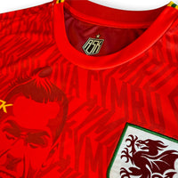 Viva Cymru Football Jersey red woven crest standard fit performance fabric available @ asphaltsocialklub.com 