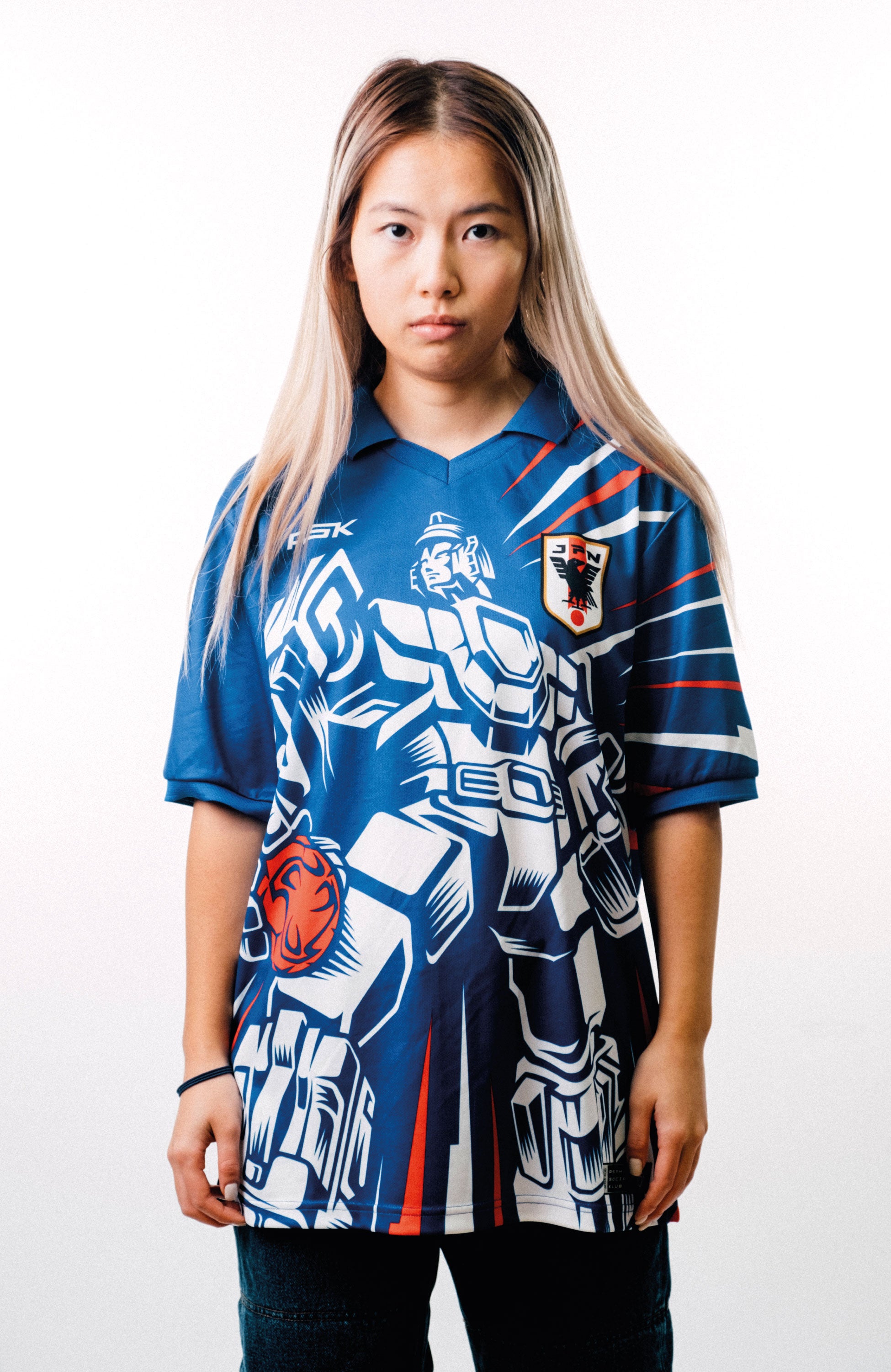 Chiroko creepy anime girl unisex baseball jersey t-shirt - kawaiiwaru